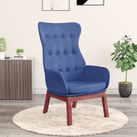 Sillón de relax de tela azul de vidaXL, Sillones - Ref: Foro24-341272, Precio: 124,99 €, Descuento: %