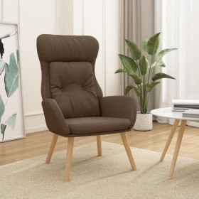 Sillón de relax de tela marrón de vidaXL, Sillones - Ref: Foro24-341293, Precio: 103,99 €, Descuento: %