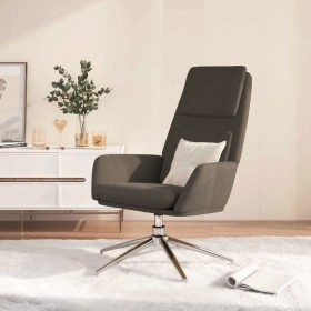 Sillón de relax de piel de ante sintética gris oscuro de vidaXL, Sillones - Ref: Foro24-341326, Precio: 101,99 €, Descuento: %