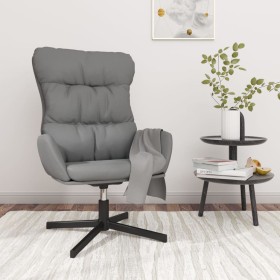 Sillón de relax de cuero sintético gris antracita de vidaXL, Sillones - Ref: Foro24-341190, Precio: 97,99 €, Descuento: %