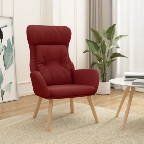 Sillón de relax de tela color rojo tinto de vidaXL, Sillones - Ref: Foro24-341298, Precio: 103,99 €, Descuento: %