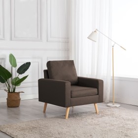 Brown fabric armchair by vidaXL, Armchairs - Ref: Foro24-288695, Price: 188,47 €, Discount: %