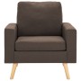 Sillón de tela marrón de vidaXL, Sillones - Ref: Foro24-288695, Precio: 194,05 €, Descuento: %