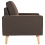 Sillón de tela marrón de vidaXL, Sillones - Ref: Foro24-288695, Precio: 194,05 €, Descuento: %