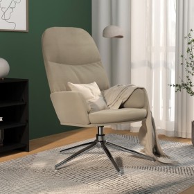 Light Gray Faux Suede Leather Relaxation Armchair by vidaXL, Armchairs - Ref: Foro24-341027, Price: 88,99 €, Discount: %