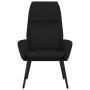 Sillón de relax de tela negro de vidaXL, Sillones - Ref: Foro24-341318, Precio: 110,21 €, Descuento: %