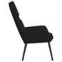 Sillón de relax de tela negro de vidaXL, Sillones - Ref: Foro24-341318, Precio: 110,21 €, Descuento: %