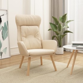 Cream fabric relax armchair by vidaXL, Armchairs - Ref: Foro24-341292, Price: 103,70 €, Discount: %