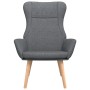 Sillón de relax de tela gris oscuro de vidaXL, Sillones - Ref: Foro24-341395, Precio: 112,57 €, Descuento: %