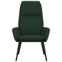 Sillón de relax de tela verde oscuro de vidaXL, Sillones - Ref: Foro24-341317, Precio: 110,36 €, Descuento: %