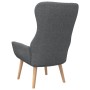 Sillón de relax de tela gris oscuro de vidaXL, Sillones - Ref: Foro24-341395, Precio: 112,57 €, Descuento: %