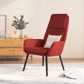 Sillón de relax de tela color vino de vidaXL, Sillones - Ref: Foro24-341320, Precio: 110,36 €, Descuento: %