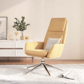 Relaxation armchair in cream-colored synthetic suede leather by vidaXL, Armchairs - Ref: Foro24-341328, Price: 76,99 €, Disco...