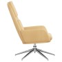 Sillón de relax de piel de ante sintética color crema de vidaXL, Sillones - Ref: Foro24-341328, Precio: 76,96 €, Descuento: %