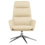 Sillón de relax de tela color crema de vidaXL, Sillones - Ref: Foro24-341132, Precio: 111,66 €, Descuento: %