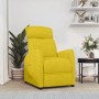 Sillón reclinable de tela amarillo claro de vidaXL, Sillones - Ref: Foro24-341698, Precio: 178,90 €, Descuento: %