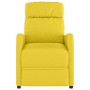 Sillón reclinable de tela amarillo claro de vidaXL, Sillones - Ref: Foro24-341698, Precio: 178,90 €, Descuento: %