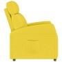 Sillón reclinable de tela amarillo claro de vidaXL, Sillones - Ref: Foro24-341698, Precio: 178,90 €, Descuento: %