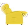 Sillón reclinable de tela amarillo claro de vidaXL, Sillones - Ref: Foro24-341698, Precio: 178,90 €, Descuento: %