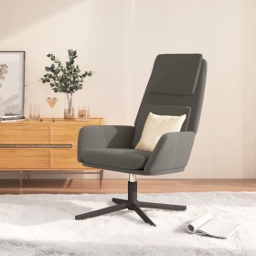 Sillón de relax de terciopelo gris oscuro de vidaXL, Sillones - Ref: Foro24-341341, Precio: 103,99 €, Descuento: %