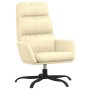 Cream synthetic leather relaxation armchair by vidaXL, Armchairs - Ref: Foro24-341142, Price: 90,99 €, Discount: %