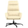 Cream synthetic leather relaxation armchair by vidaXL, Armchairs - Ref: Foro24-341142, Price: 90,99 €, Discount: %