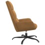 Brown velvet relaxation armchair by vidaXL, Armchairs - Ref: Foro24-341415, Price: 82,99 €, Discount: %