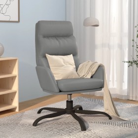 Sillón de relax de cuero sintético gris de vidaXL, Sillones - Ref: Foro24-341144, Precio: 97,99 €, Descuento: %