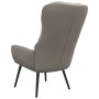 Silla de relajación de terciopelo gris claro de vidaXL, Sillones - Ref: Foro24-341229, Precio: 102,99 €, Descuento: %