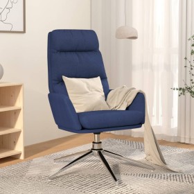 Sillón de relax de tela azul de vidaXL, Sillones - Ref: Foro24-341134, Precio: 113,99 €, Descuento: %