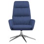 Sillón de relax de tela azul de vidaXL, Sillones - Ref: Foro24-341134, Precio: 113,69 €, Descuento: %