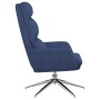 Sillón de relax de tela azul de vidaXL, Sillones - Ref: Foro24-341134, Precio: 113,69 €, Descuento: %