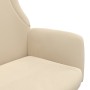 Sillón de relax de tela color crema de vidaXL, Sillones - Ref: Foro24-341396, Precio: 111,82 €, Descuento: %