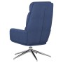 Blue fabric relaxation armchair by vidaXL, Armchairs - Ref: Foro24-341134, Price: 113,69 €, Discount: %