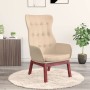 Cream fabric relaxation armchair by vidaXL, Armchairs - Ref: Foro24-341270, Price: 127,99 €, Discount: %