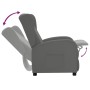 Light Gray Fabric Recliner by vidaXL, Armchairs - Ref: Foro24-342301, Price: 172,18 €, Discount: %