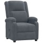 Dark Gray Velvet Recliner by vidaXL, Armchairs - Ref: Foro24-342400, Price: 214,99 €, Discount: %