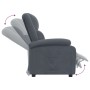 Dark Gray Velvet Recliner by vidaXL, Armchairs - Ref: Foro24-342400, Price: 214,99 €, Discount: %