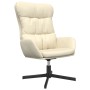 Sillón de relax de cuero sintético color crema de vidaXL, Sillones - Ref: Foro24-341188, Precio: 110,42 €, Descuento: %