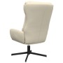 Sillón de relax de cuero sintético color crema de vidaXL, Sillones - Ref: Foro24-341188, Precio: 110,42 €, Descuento: %