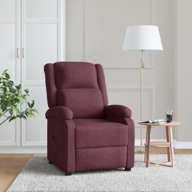 Sillón reclinable de tela morado de vidaXL, Sillones - Ref: Foro24-342425, Precio: 221,99 €, Descuento: %