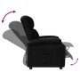 Sillón reclinable de tela negro de vidaXL, Sillones - Ref: Foro24-342421, Precio: 214,78 €, Descuento: %