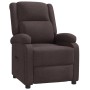 Dark Brown Fabric Reclining Massage Chair by vidaXL, Armchairs - Ref: Foro24-342423, Price: 256,99 €, Discount: %