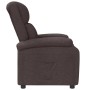 Dark Brown Fabric Reclining Massage Chair by vidaXL, Armchairs - Ref: Foro24-342423, Price: 256,99 €, Discount: %