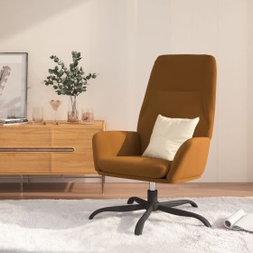 Brown velvet relaxation armchair by vidaXL, Armchairs - Ref: Foro24-341374, Price: 84,10 €, Discount: %