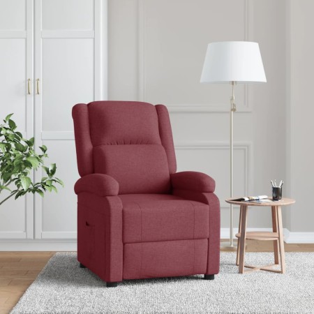 Red Fabric Recliner by vidaXL, Armchairs - Ref: Foro24-342422, Price: 244,99 €, Discount: %