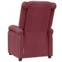 Red Fabric Recliner by vidaXL, Armchairs - Ref: Foro24-342422, Price: 244,99 €, Discount: %