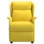 Light Yellow Fabric Recliner by vidaXL, Armchairs - Ref: Foro24-342720, Price: 200,71 €, Discount: %