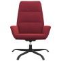 Sillón de relax de terciopelo rojo tinto de vidaXL, Sillones - Ref: Foro24-341412, Precio: 107,99 €, Descuento: %