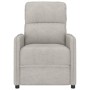 Light Gray Microfiber Fabric Recliner by vidaXL, Armchairs - Ref: Foro24-347970, Price: 179,44 €, Discount: %